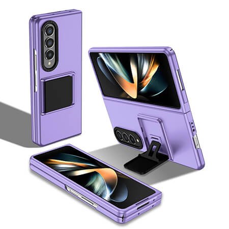 Husă Thin Fit cu suport pentru Samsung Galaxy Z Fold 5 - Mov
