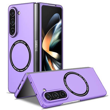 Husă Thin Fit MagSafe pentru Samsung Galaxy Z Fold 5 - Mov