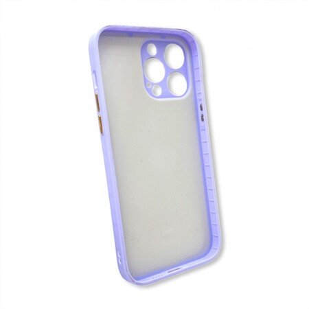 Husa din piele rezistenta la socuri cu suport pentru iPhone 12 Pro - violet