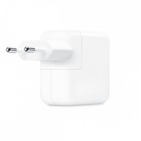 Încărcător Apple Încărcător rapid 35W pentru Apple, cu dublu USB Tip C - Alb