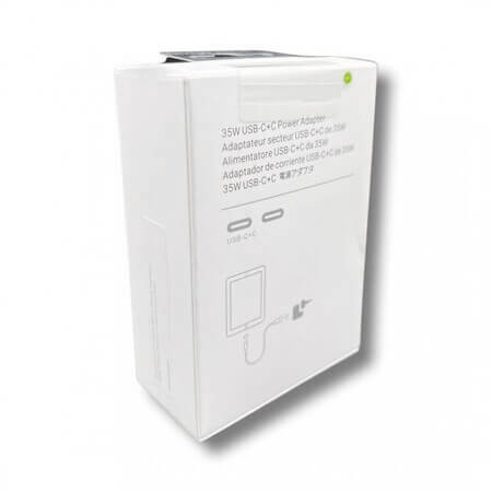 Încărcător Apple Încărcător rapid 35W pentru Apple, cu dublu USB Tip C - Alb