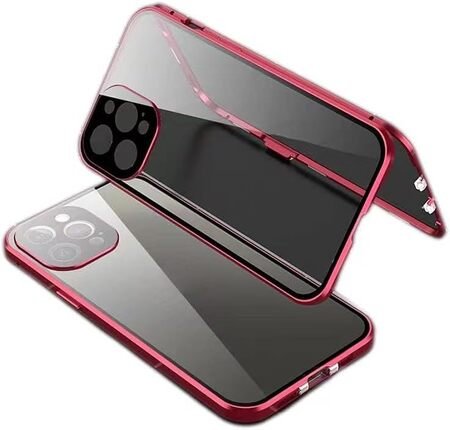 Husa magnetica din sticla 360° pentru iPhone 14 Pro Max