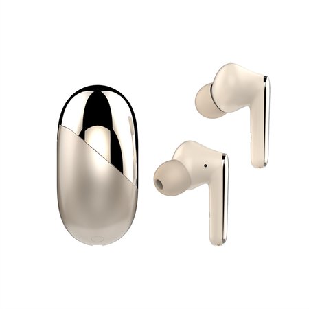Căști Bluetooth fără fir LDNIO T01 Crystal Sound - Aur