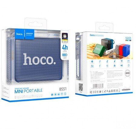 Difuzor portabil fără fir mic HOCO BS51 - Albastru închis