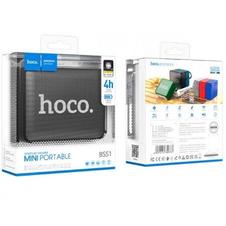 Difuzor portabil wireless mic HOCO BS51 - negru