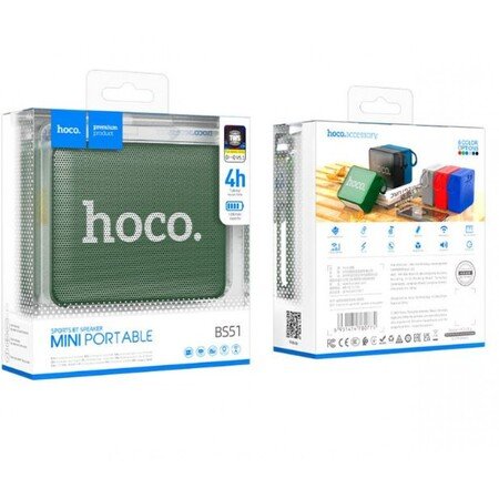 Difuzor portabil wireless mic HOCO BS51 - verde