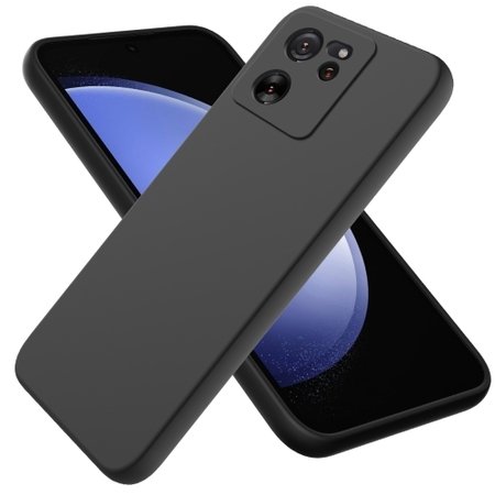 Husa din silicon mat pentru Xiaomi 13T - Neagra