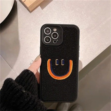 Husa din silicon Smile Wool pentru iPhone 12 Pro Max - Neagra