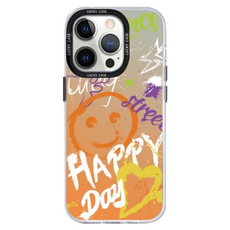 Husa din silicon Happy Day pentru iPhone 14 Pro Max