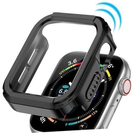 Husa de protectie din silicon pentru ceas inteligent Apple Watch 49mm - Neagra