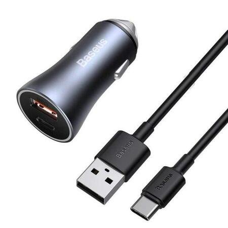 Set încărcător auto BASEUS Type-C 40W / 5A