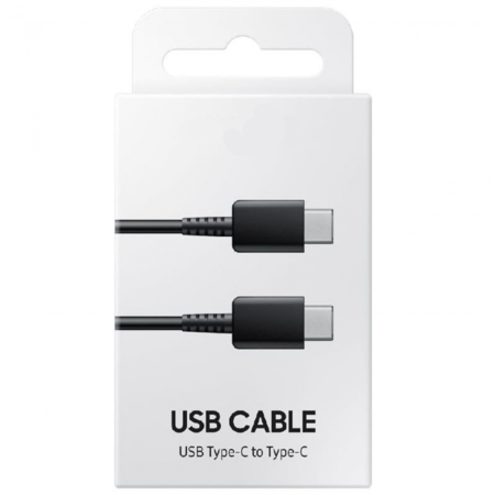 Cablu de încărcare USB-C la USB-C 25W, 2M - Negru