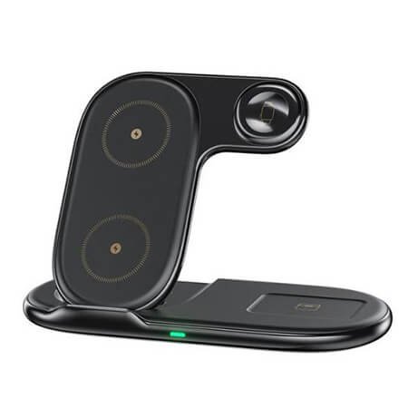Wireless / wireless / încărcător 3 în 1 WEKOME WP-U167 15W - Negru