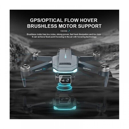 Dronă GPS Aeriel Night Craft 969 4K HD WiFi cu 2 lentile și 2 baterii - neagră