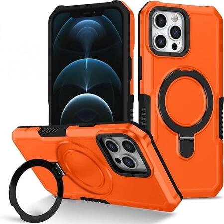 Husă Armor EVO cu suport pentru iPhone 13 Pro Max - Portocaliu 1 Husa Armor EVO cu suport pentru iPhone 13 Pro Max - Portocaliu