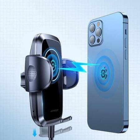 Suport pentru telefon Joyroom JR-ZS241 cu canal de aer cu încărcare fără fir 15W - negru