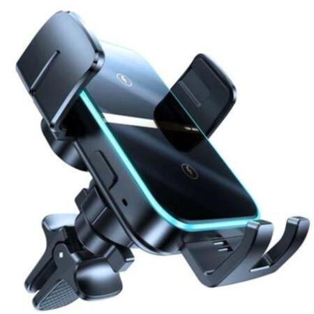 Suport pentru telefon Joyroom JR-ZS246 Air Duct cu încărcare fără fir 15W - negru