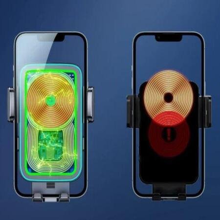 Suport pentru telefon Joyroom JR-ZS246 Air Duct cu încărcare fără fir 15W - negru