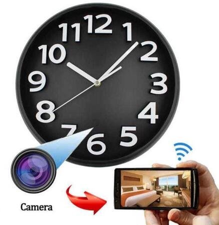 WiFi ascuns, cameră IP într-un model de ceas de perete - LookCam