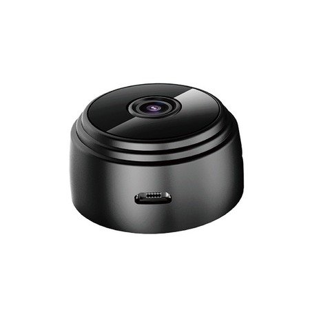 Mini cameră panoramică wireless 150° WiFi - neagră