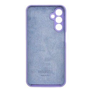 Spate din silicon Samsung cu logo pentru Samsung Galaxy A14 - Mov