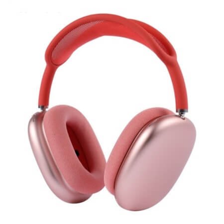 Căști Bluetooth P9 Max PC - roșu