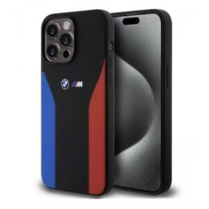 Husa color BMW M-POWER pentru iPhone 15 Pro Max