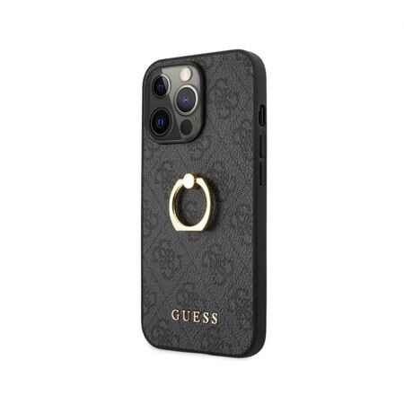 Husă color Guess cu INEL pentru iPhone 13 Pro