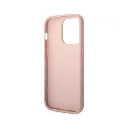 Husa de culoare Guess Rose frasin pentru iPhone 14 Pro Max