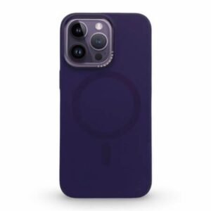 Husă de lux MagSafe Premium pentru iPhone 15 Pro Max - Mov închis