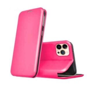 Notebook din piele cu husă magnetică pentru Honor 200 Lite - Roz