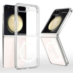 Husa MagSafe pentru Samsung Galaxy Z Flip 6 - Transparenta