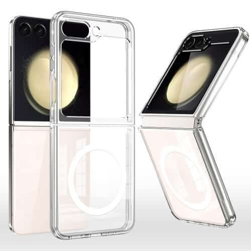 Husă MagSafe pentru Samsung Galaxy Z Flip 6 - Transparentă 1 Husa MagSafe pentru Samsung Galaxy Z Flip 6 - Transparenta
