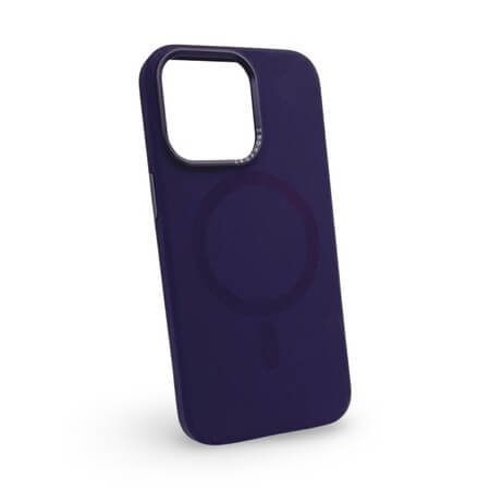 Husă de lux MagSafe Premium pentru iPhone 16 Pro Max - Mov închis