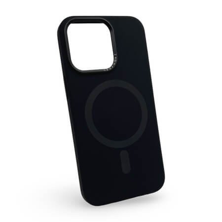 Husă de lux MagSafe Premium pentru iPhone 15 Plus - neagră