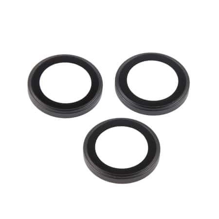 Protector din sticlă 3D, obiectiv pentru cameră pentru iPhone 16 Pro Max - negru