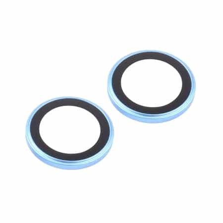 Protector din sticlă 3D, obiectiv pentru cameră pentru iPhone 16 Plus - Albastru închis
