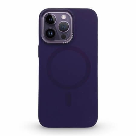 Husă de lux MagSafe Premium pentru iPhone 16 Pro - violet închis