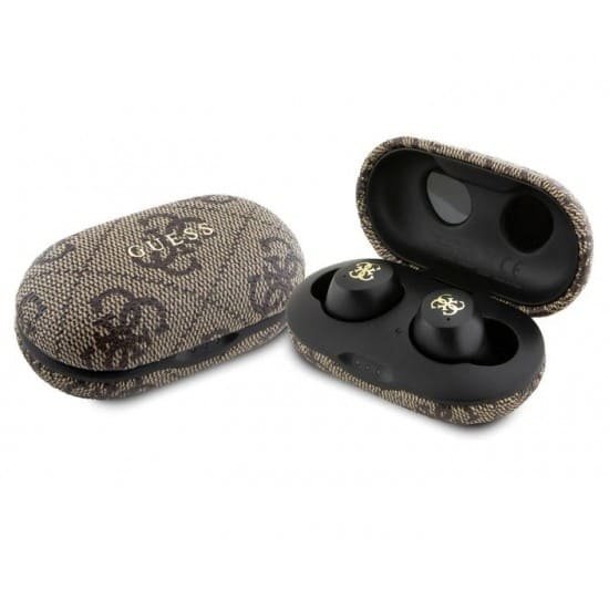 Căști Bluetooth fără fir Guess - maro