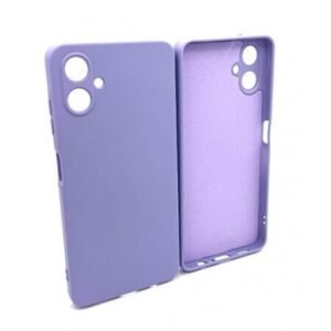Husă din silicon de lux pentru Samsung Galaxy A06 - Mov