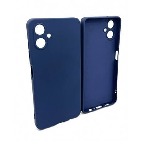 Husa de lux din silicon pentru Samsung Galaxy A06 - Albastra