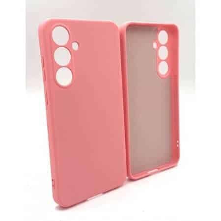 Husă de lux din silicon pentru Samsung Galaxy A16 - roz 1 Husă de lux din silicon pentru Samsung Galaxy A16 - roz
