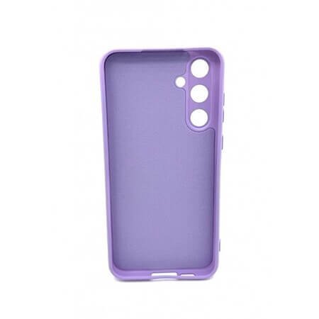 Husă din silicon de lux pentru Samsung Galaxy S25 Plus 5G - Mov