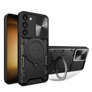 Husa Bucephalus rezistenta la socuri pentru Samsung Galaxy A06 - Neagra