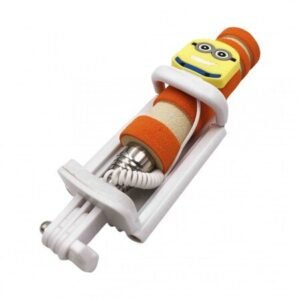 Stick selfie monopied cu mufă de 3,5 mm - Minion