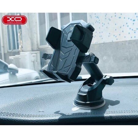 Suport auto XO C76, XO, C76, ventuză, negru