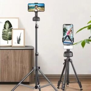 Suport trepied pentru telefon cu urmărire automată a feței, rotație la 360 de grade