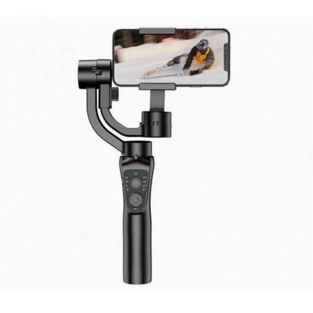 Gimbal extensibil S5B cu stabilizator gimbal pentru trepied și stick selfie Bluetooth cu urmărire facială