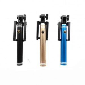 Stick selfie SF-23 cu mâner metalic, mufă de 3,5 mm