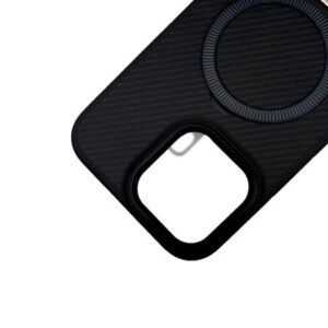 Husă Premium Carbon MagSafe pentru iPhone 16 Pro - negru spațial